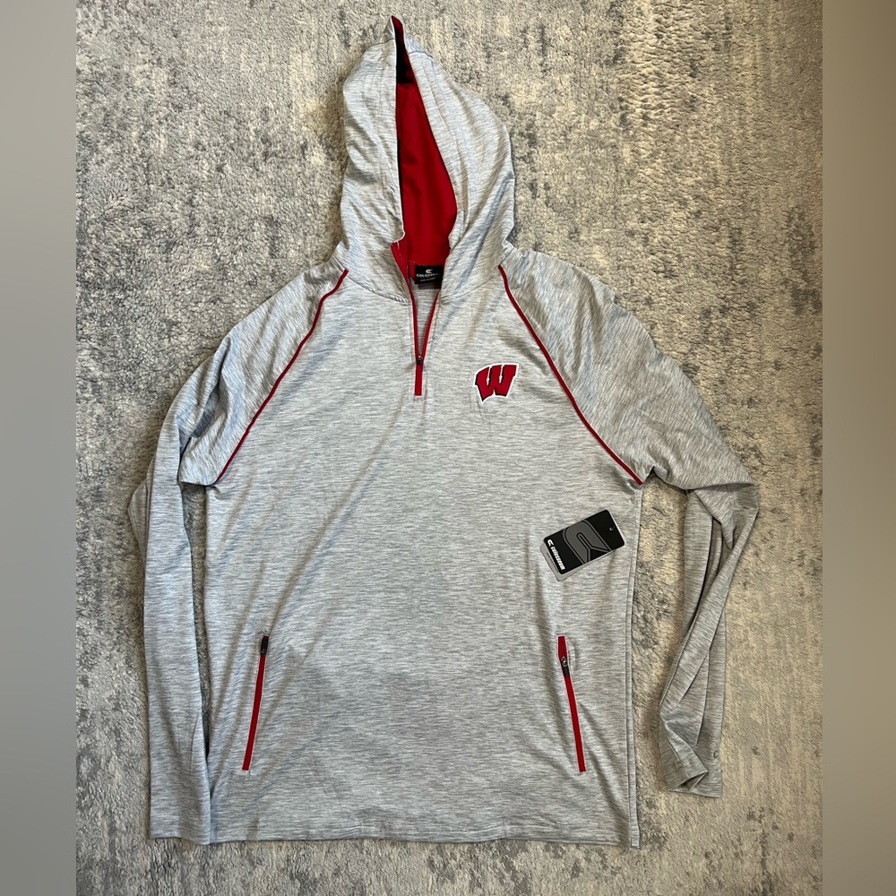 Men’s Wisconsin Colosseum quarter zip Large